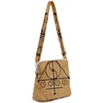 Only Good Shall Enter This House Zipper Messenger Bag