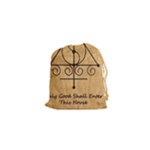 Only Good Shall Enter This House Drawstring Pouch (XS)