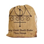 Only Good Shall Enter This House Drawstring Pouch (2XL)