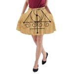 Only Good Shall Enter This House A-Line Pocket Skirt