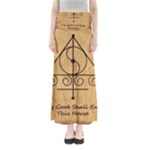 Only Good Shall Enter This House Full Length Maxi Skirt
