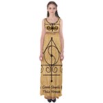 Only Good Shall Enter This House Empire Waist Maxi Dress