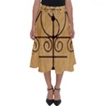 Only Good Shall Enter This House Perfect Length Midi Skirt