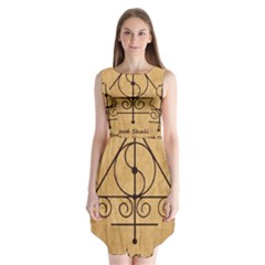 Sleeveless Chiffon Dress   