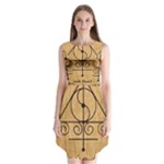Only Good Shall Enter This House Sleeveless Chiffon Dress  