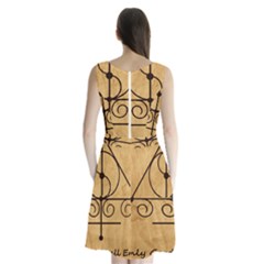 Sleeveless Waist Tie Chiffon Dress 