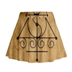Only Good Shall Enter This House Mini Flare Skirt