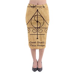 Midi Pencil Skirt 
