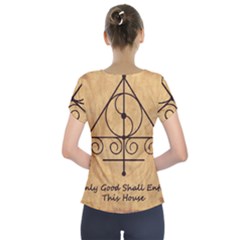 Short Sleeve Front Detail Top 