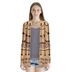 Drape Collar Cardigan 