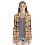 Only Good Shall Enter This House Drape Collar Cardigan