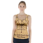 Only Good Shall Enter This House Racer Back Sports Top