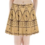 Only Good Shall Enter This House Pleated Mini Skirt