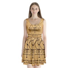 Split Back Mini Dress  