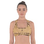 Only Good Shall Enter This House Cross Back Sports Bra
