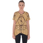 Only Good Shall Enter This House Cut Out Side Drop Tee