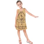 Only Good Shall Enter This House Kids  Sleeveless Dress