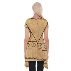 Short Sleeve Side Drop Tunic 
