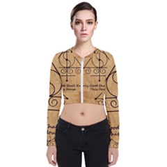 Long Sleeve Zip Up Bomber Jacket 