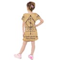 Kids  Short Sleeve Velvet Dress 