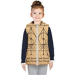 Only Good Shall Enter This House Kids  Hooded Puffer Vest