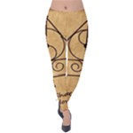 Only Good Shall Enter This House Velvet Leggings