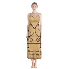 Button Up Chiffon Maxi Dress 