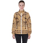 Only Good Shall Enter This House Women s High Neck Windbreaker