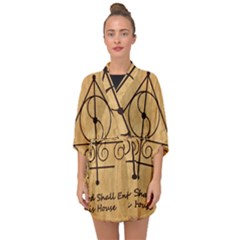 Half Sleeve Chiffon Kimono 