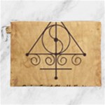 Only Good Shall Enter This House Canvas Cosmetic Bag (XXL)