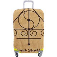 Only Good Shall Enter This House Luggage Cover (Large) from ArtsNow.com