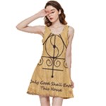 Only Good Shall Enter This House Inside Out Racerback Dress