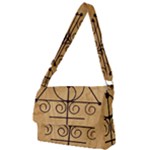 Only Good Shall Enter This House Full Print Messenger Bag (S)