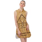 Only Good Shall Enter This House Sleeveless Shirt Dress