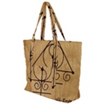 Only Good Shall Enter This House Zip Up Canvas Bag