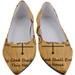 Only Good Shall Enter This House Women s Block Heels 