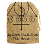 Only Good Shall Enter This House Drawstring Pouch (3XL)