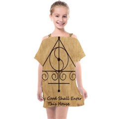 Kids  One Piece Chiffon Dress 