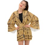 Only Good Shall Enter This House Long Sleeve Kimono