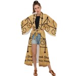 Only Good Shall Enter This House Maxi Kimono