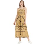 Only Good Shall Enter This House Boho Sleeveless Summer Dress