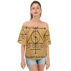 Off Shoulder Short Sleeve Top 
