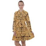 Only Good Shall Enter This House All Frills Chiffon Dress