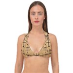 Only Good Shall Enter This House Double Strap Halter Bikini Top