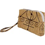 Only Good Shall Enter This House Wristlet Pouch Bag (Small)