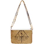 Only Good Shall Enter This House Double Gusset Crossbody Bag