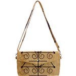 Only Good Shall Enter This House Removable Strap Clutch Bag
