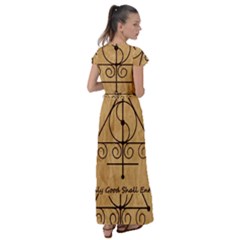Flutter Sleeve Maxi Dress 