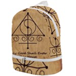 Only Good Shall Enter This House Zip Bottom Backpack