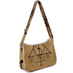 Only Good Shall Enter This House Zip Up Shoulder Bag